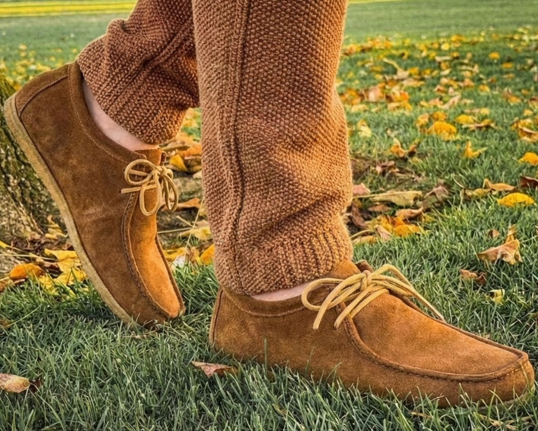 Miro / Mocha Suede & Sheepskin / Mens