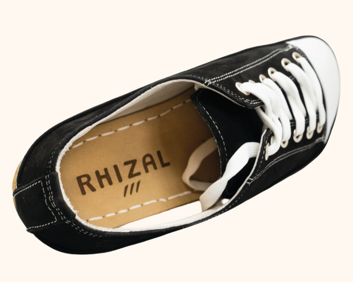 Arka Lo / Black Nubuck & Ivory Leather / Mens