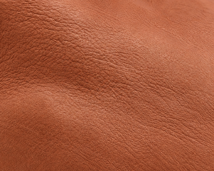 Sun-darkened vegetable-tanned Leather