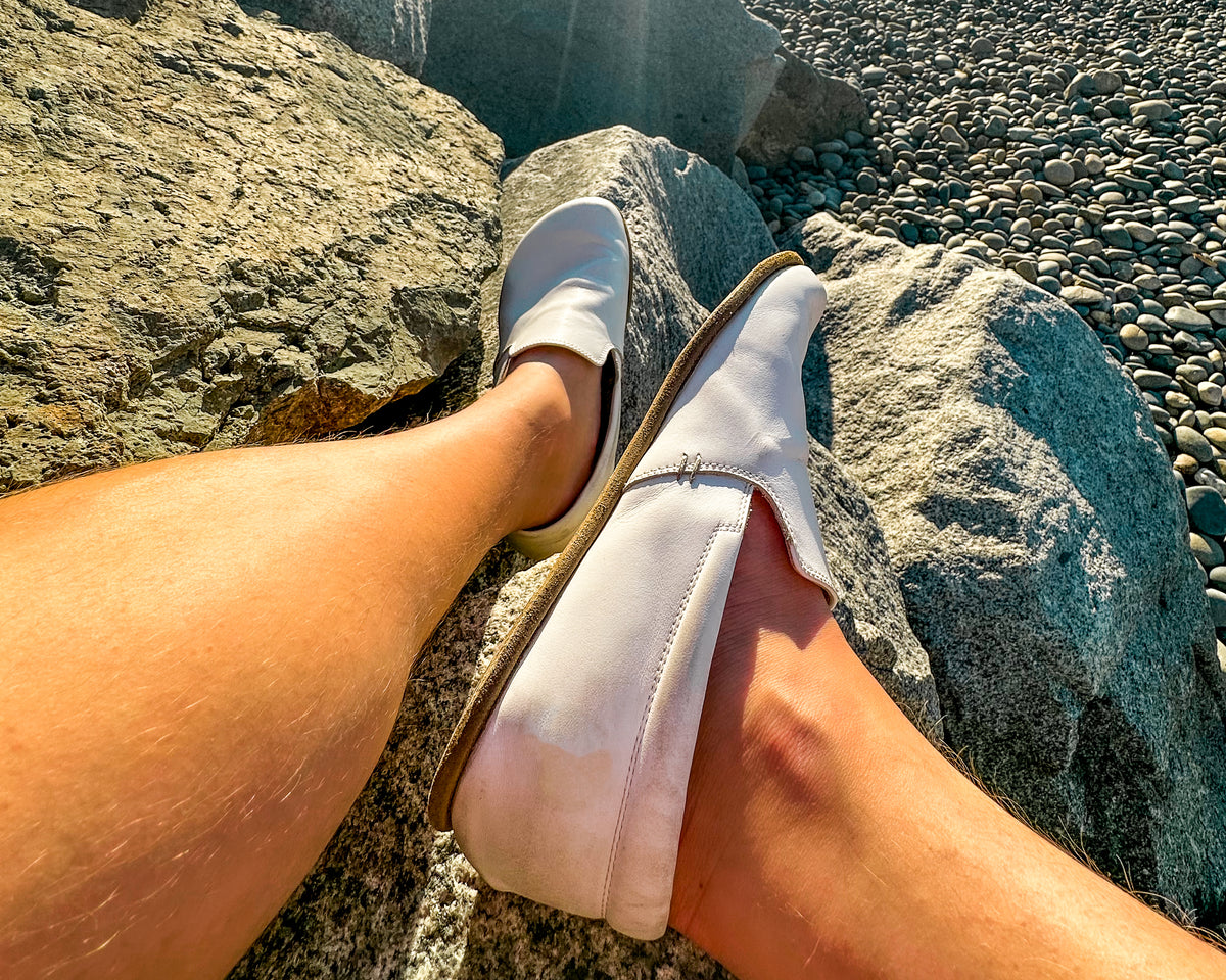 Brio / Ivory Leather / Mens