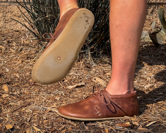 RHIZAL Joro / Sienna / Mens - Grounded Barefoot Leather Shoes