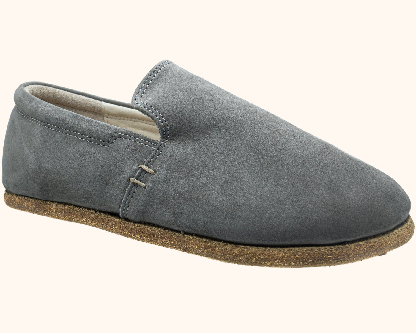 Kids Brio Slip-On / Stone Nubuck Leather