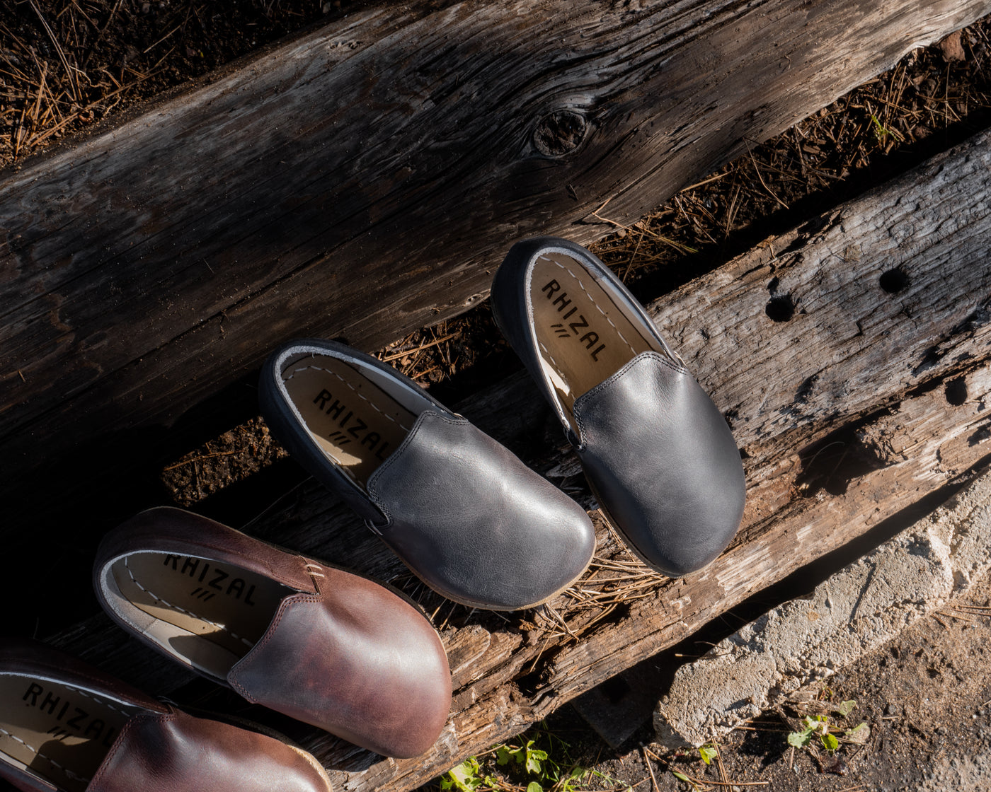 Kids Brio Slip-On / Slate Leather
