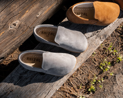 Kids Brio Slip-On / Stone Nubuck Leather