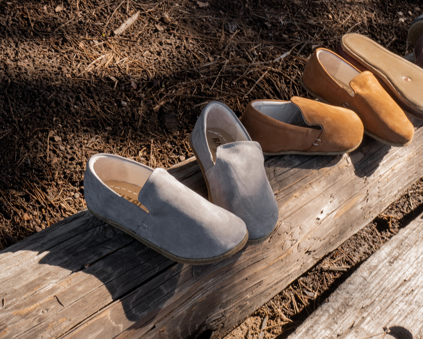 Kids Brio Slip-On / Stone Nubuck Leather