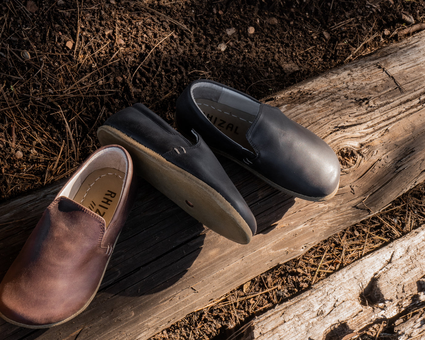 Kids Brio Slip-On / Slate Leather