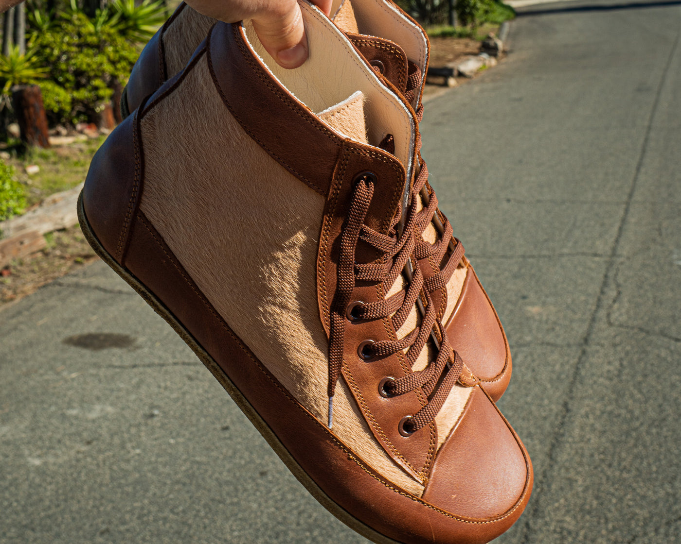 Arka Hi / Cowhide & Sienna Leather / Mens