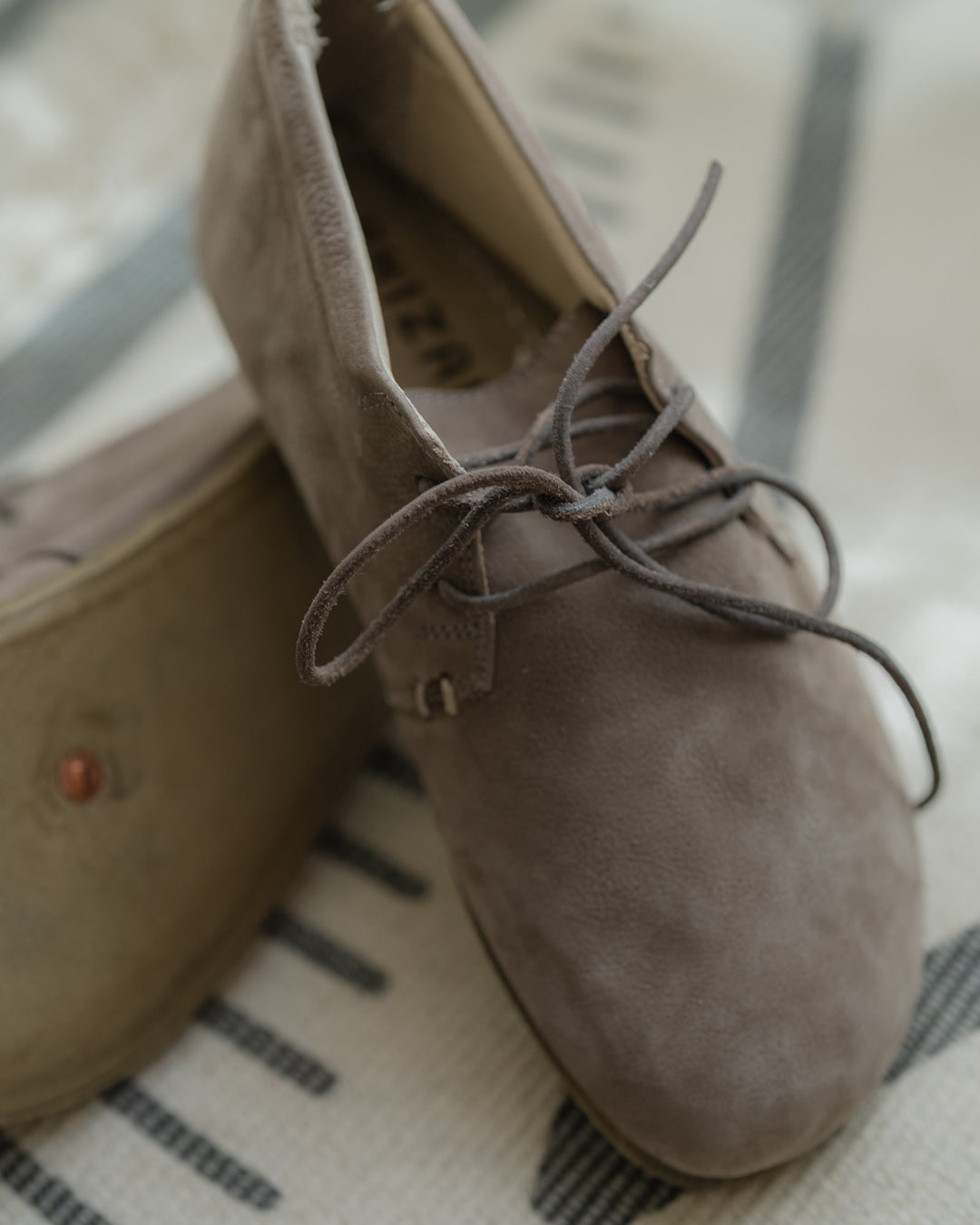 RHIZAL Joro / Dust / Womens - Grounded Barefoot Leather Shoes