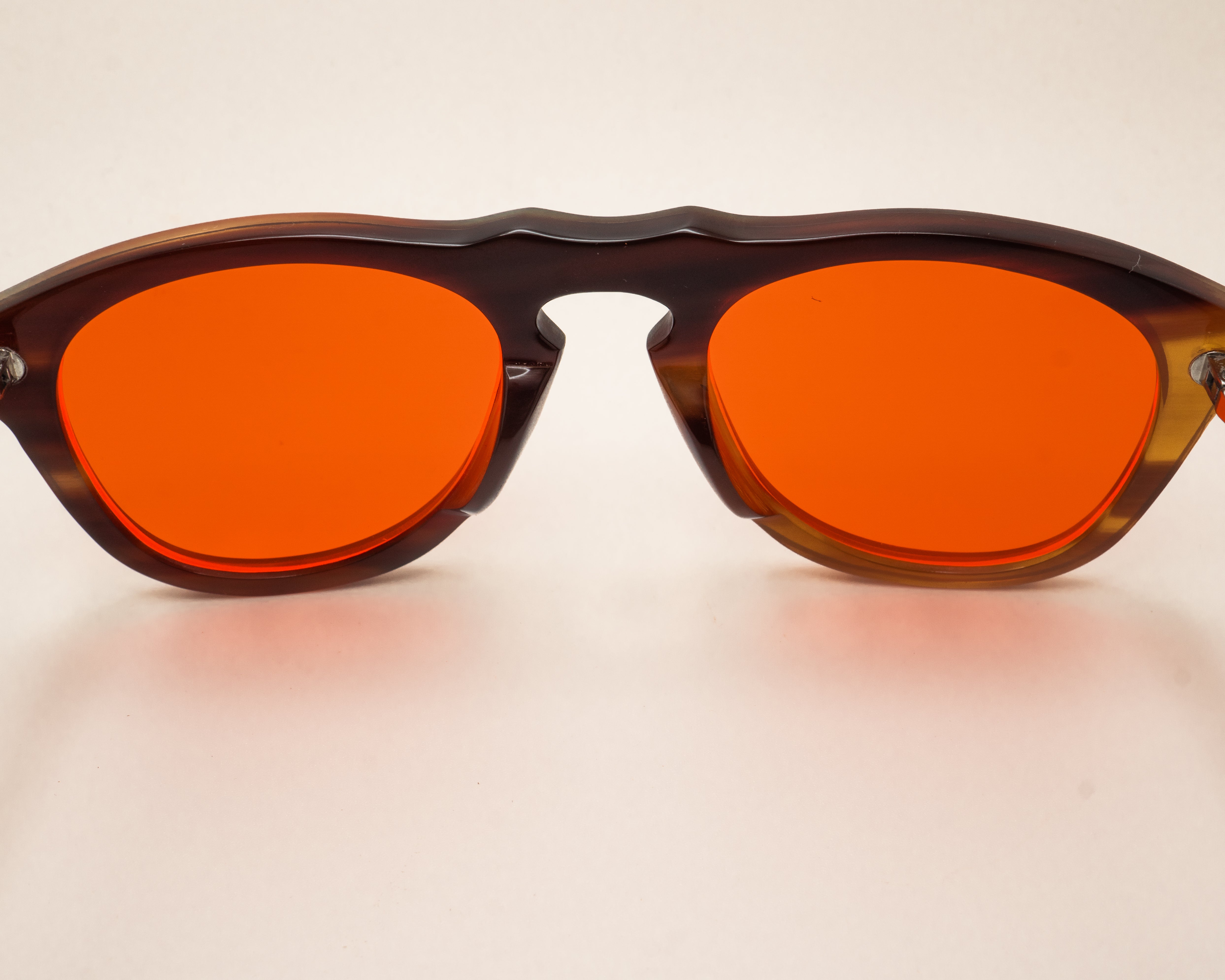 Horn Blue Blocking Glasses - 273 / Horn Mix / Night Lens – RHIZAL