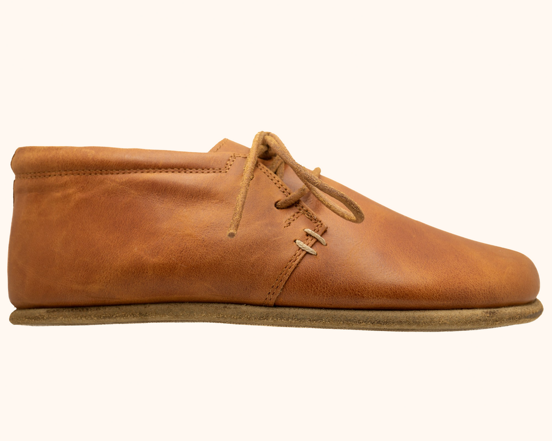 RHIZAL Joro / Honey / Womens - Grounded Barefoot Leather Shoes