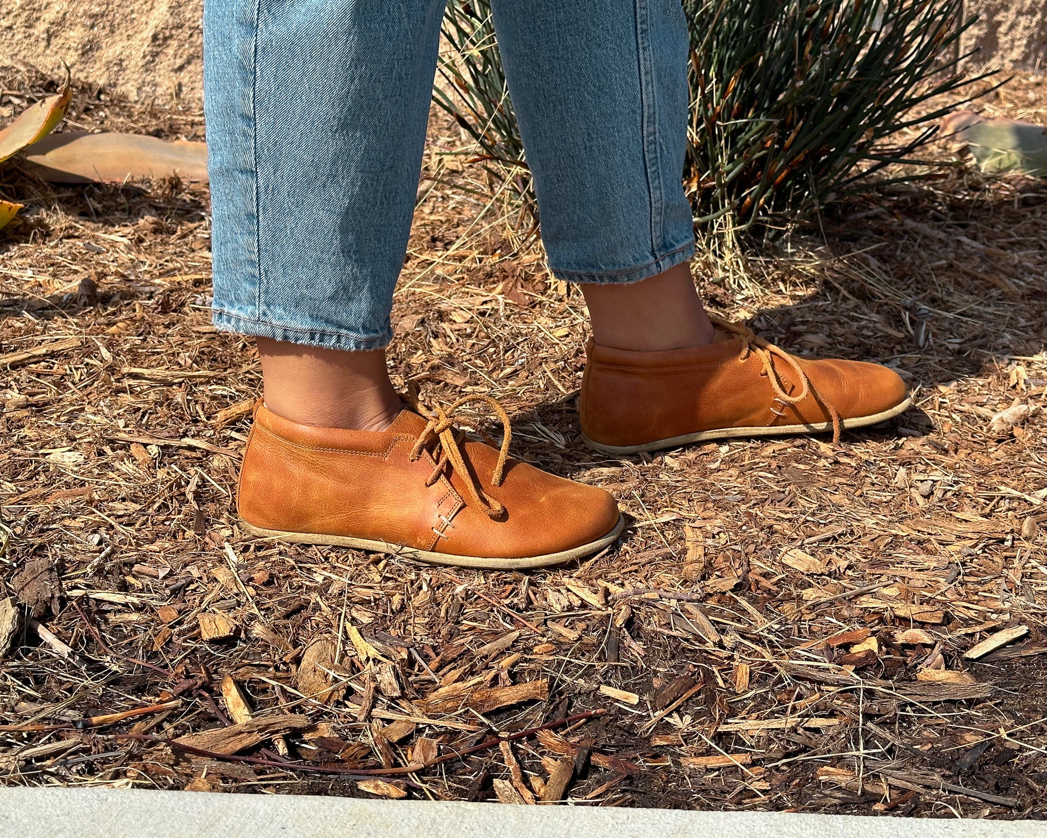 RHIZAL Joro Dust Womens Grounded Barefoot Leather Shoes