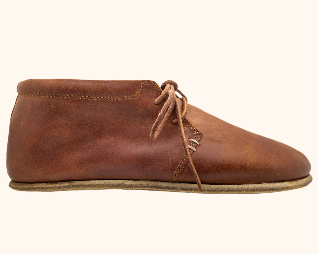 Rhizal Kura  minimalist Classic Brown Chukka leather Boots for Men Moral Code Liam Men main image 3