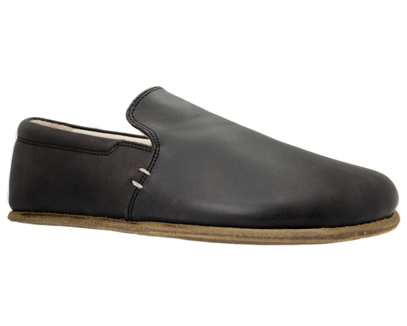 RHIZAL Brio Slip-On / Slate / Womens - Grounded Barefoot Natural Leather