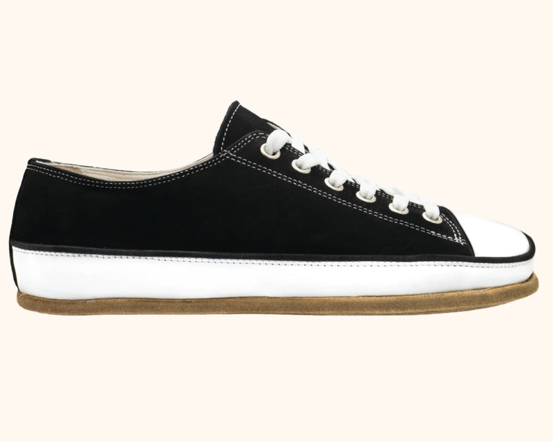 Arka Lo / Black Nubuck & Ivory Leather / Mens