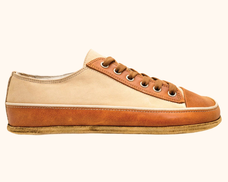 Arka Lo / Sand Nubuck & Honey Leather / Womens