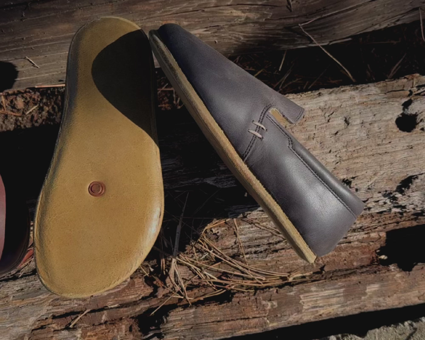 Kids Brio Slip-On / Slate Leather