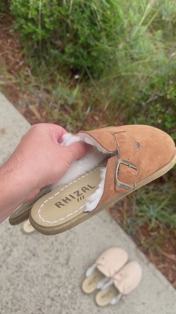 Kuyu / Mocha Suede & Sheepskin / Mens – RHIZAL