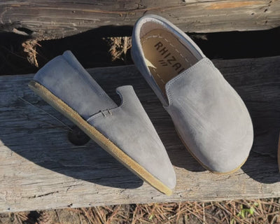 Kids Brio Slip-On / Stone Nubuck Leather