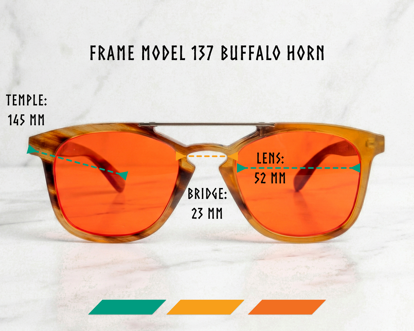 Horn Blue Blocking Glasses - 137 / Horn Mix / Night Lens – RHIZAL
