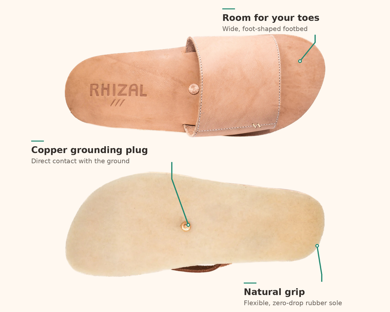 Sola / Undyed Veg Tan Leather / Womens
